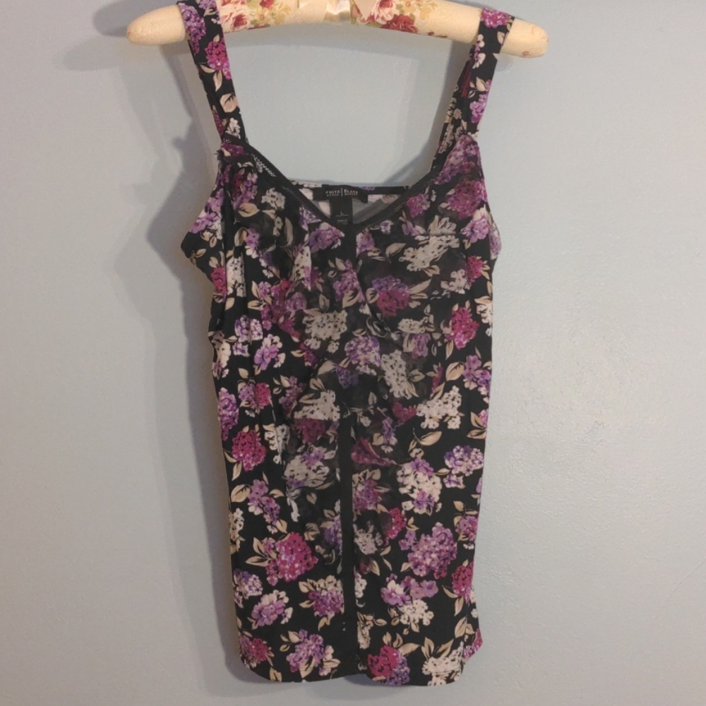 WHMB L floral tank